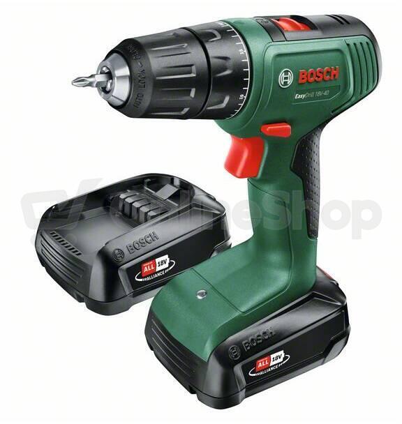 Aku vrtačka Bosch EasyDrill 18V-40 (2x 2 Ah)