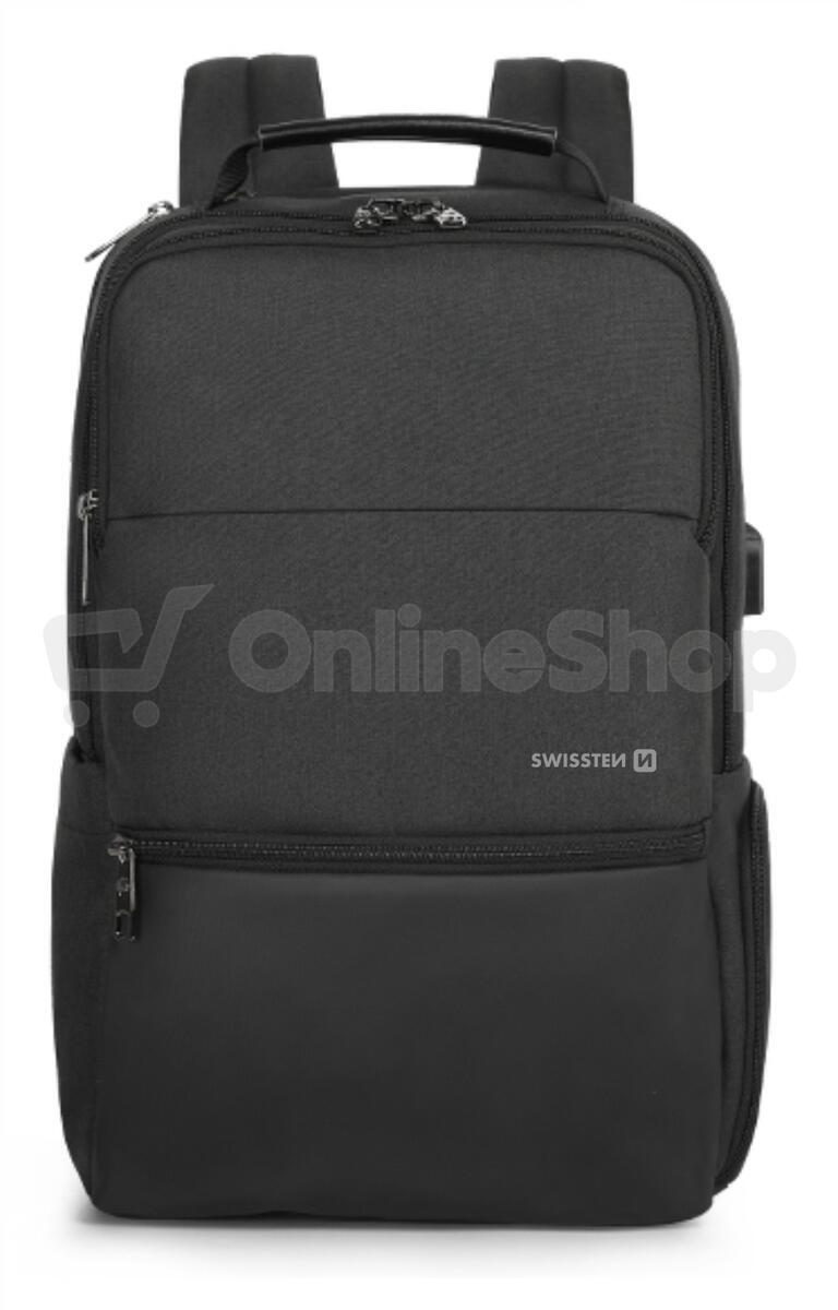 SWISSTEN LAPTOP BACKPACK GUIDE 15,6" ČERNÝ