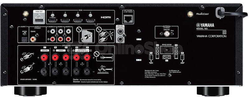 AV receiver Yamaha RX-V4A, černý