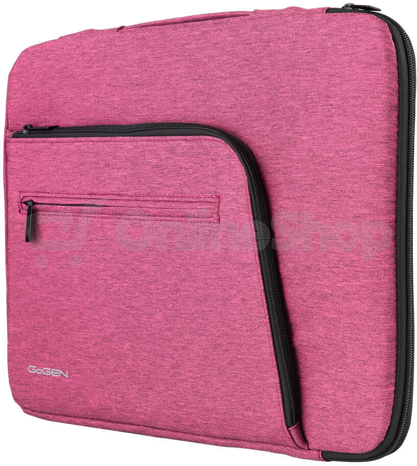 Pouzdro na notebook GoGEN Sleeve Pro do 15,6" - růžové