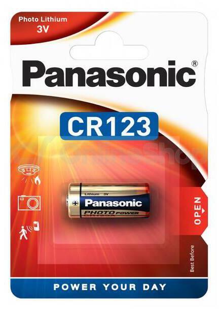 Baterie Panasonic CR123 1BP