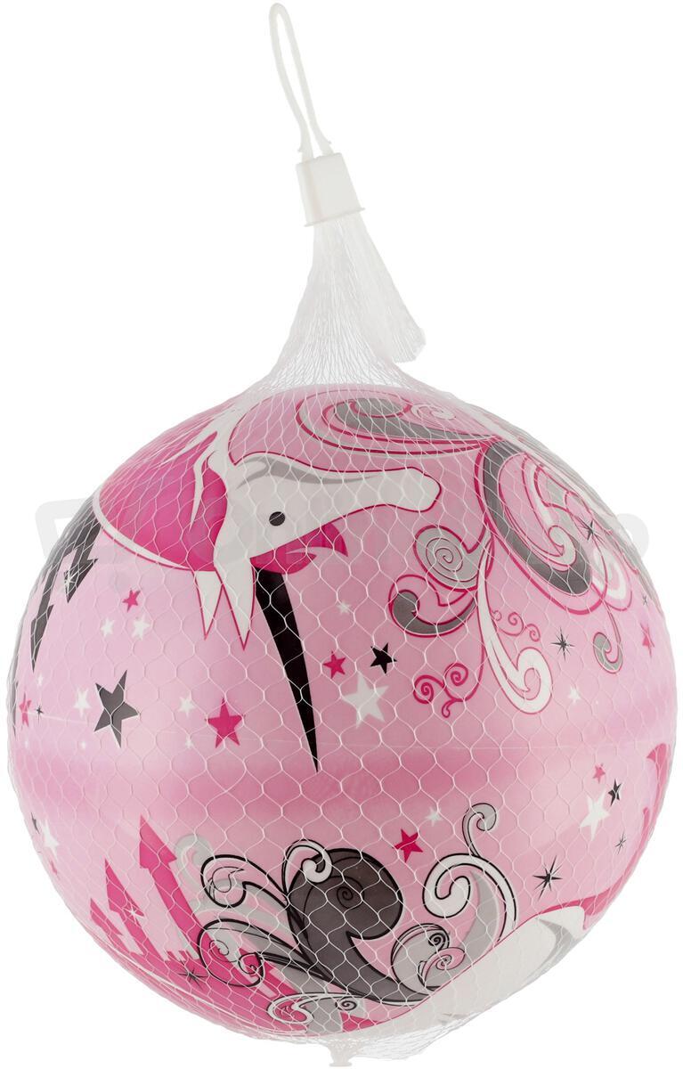 Teddies Míč nafouknutý jednorožec vinyl průměr 22cm v síťce