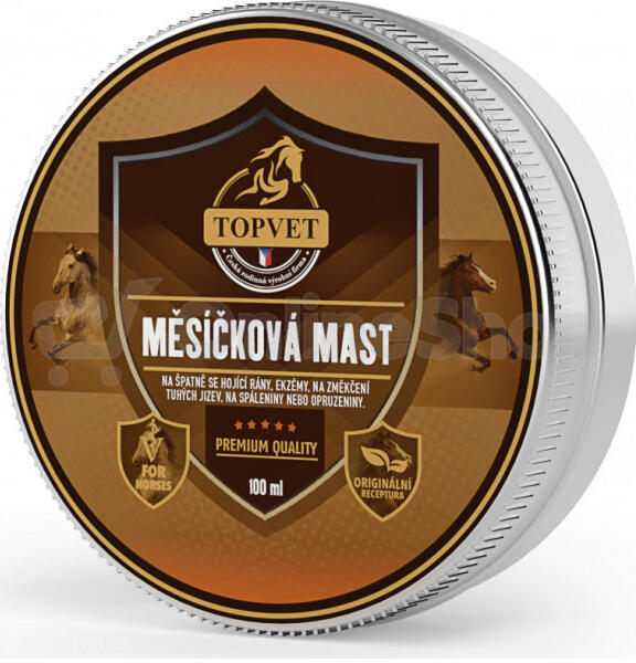 Měsíčková mast pro koně TOPVET 100ml