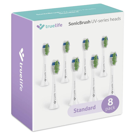 TrueLife SonicBrush UV Heads White Standard 8 Pack