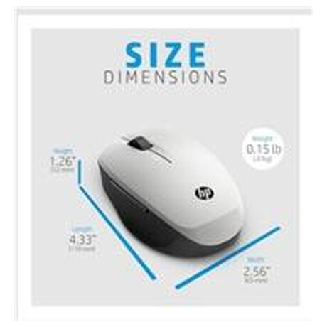 Dual Mode Silver Mouse 300 HP