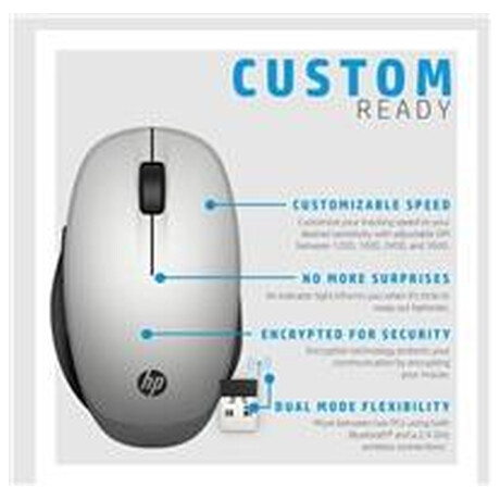 Dual Mode Silver Mouse 300 HP