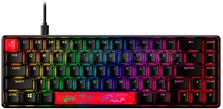 HyperX Alloy Origins 65 - Mechanical Gaming Keyboard - HX Aqua (56R64AA#ABA)