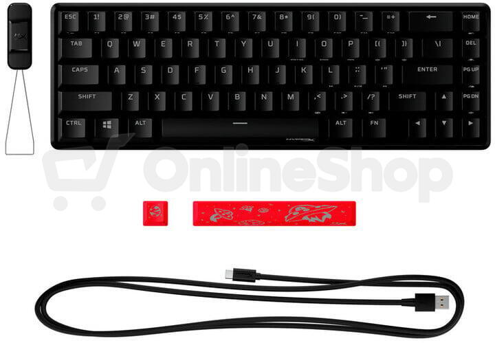 HyperX Alloy Origins 65 - Mechanical Gaming Keyboard - HX Aqua (56R64AA#ABA)