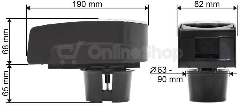 Držák do auta COMPASS 06271 Select pro upevnění do držáku nápojů