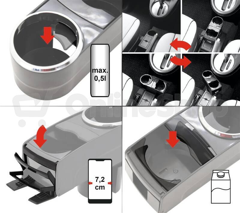 Držák do auta COMPASS 06271 Select pro upevnění do držáku nápojů