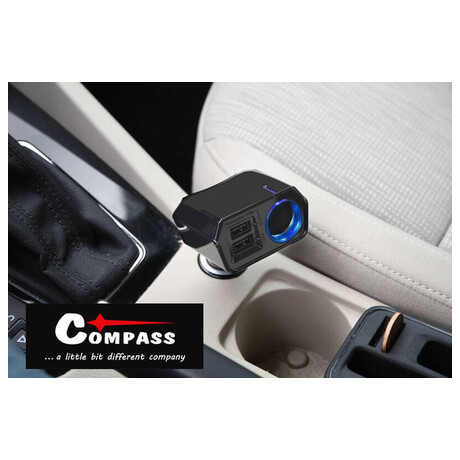 Autoadaptér USB COMPASS 07431 Select
