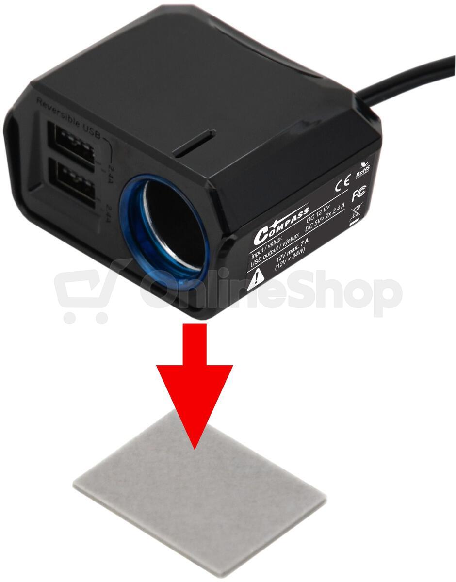 Autoadaptér USB COMPASS 07432 Select