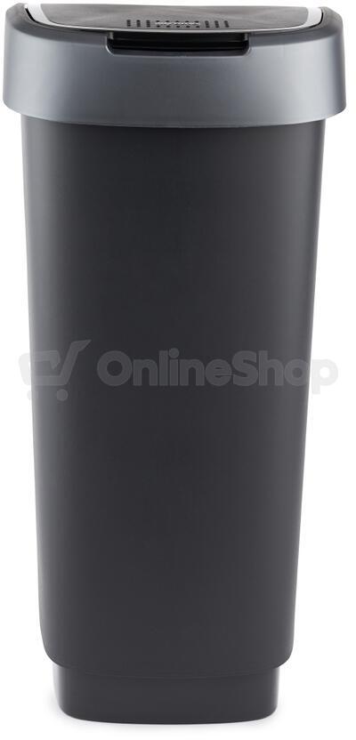 ROTHO TWIST odpadkový koš 25L - šedá