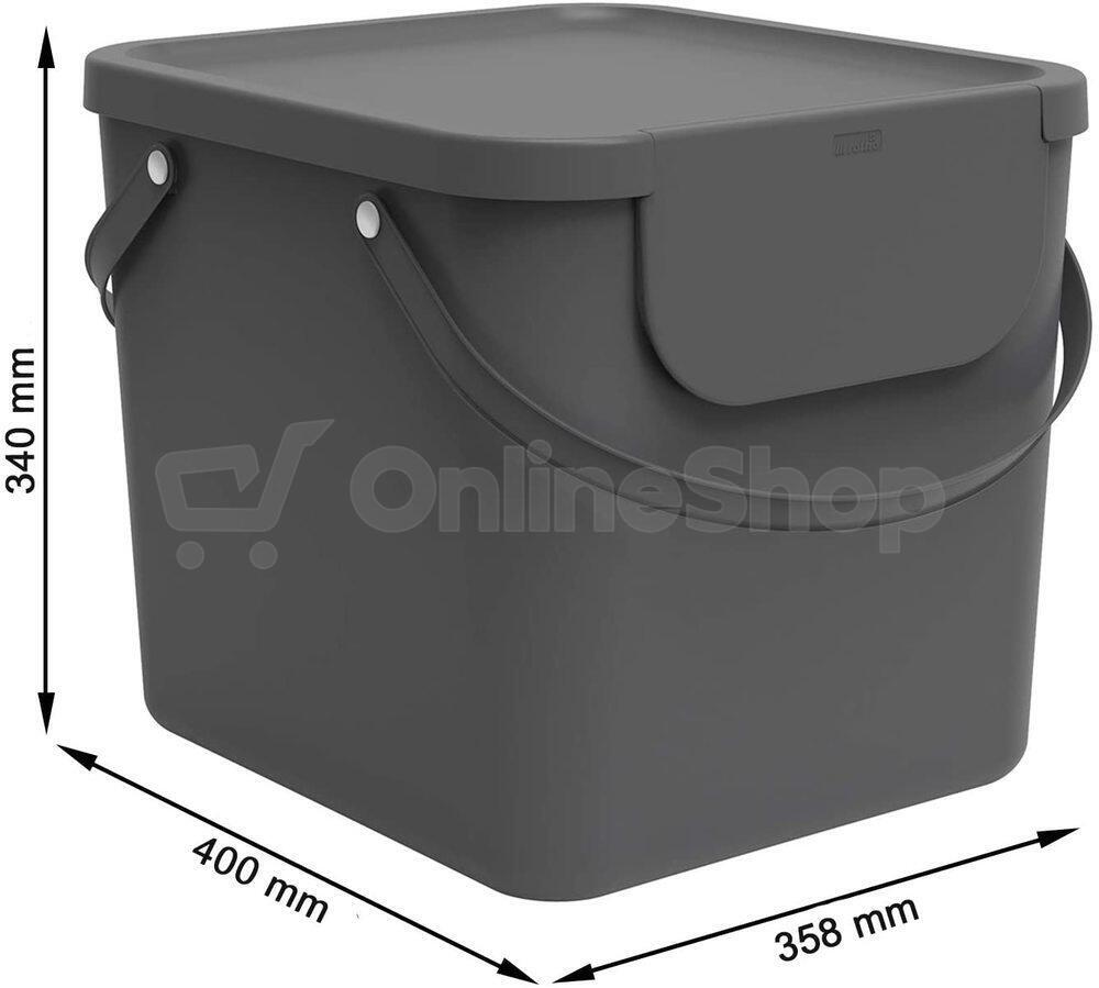 ROTHO Systém třídění odpadu ALBULA box 40L - antracit