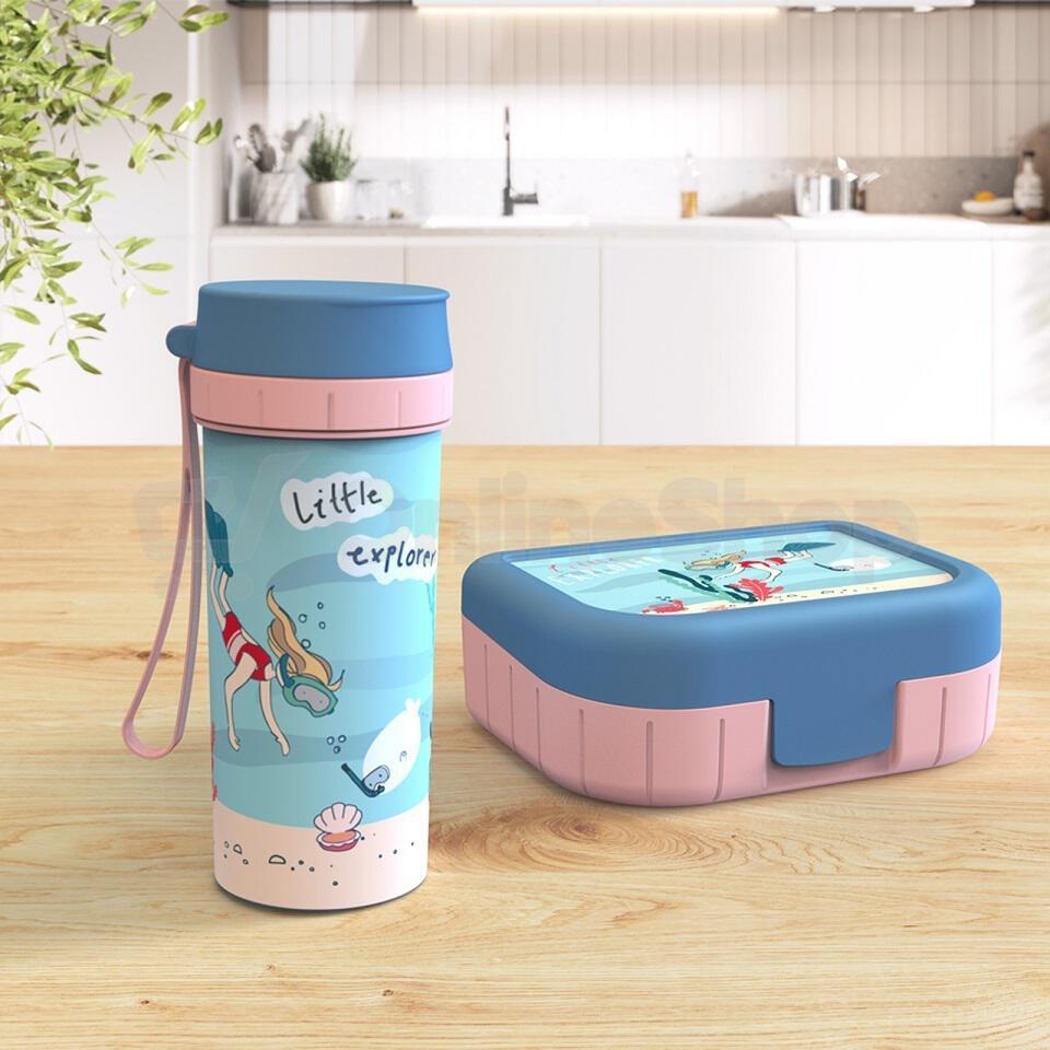 ROTHO Láhev 0,4 l KIDS EXPLORER - růžová