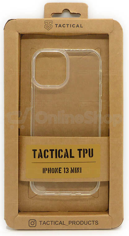 Tactical TPU Kryt pro Apple iPhone 13 Mini Transparent