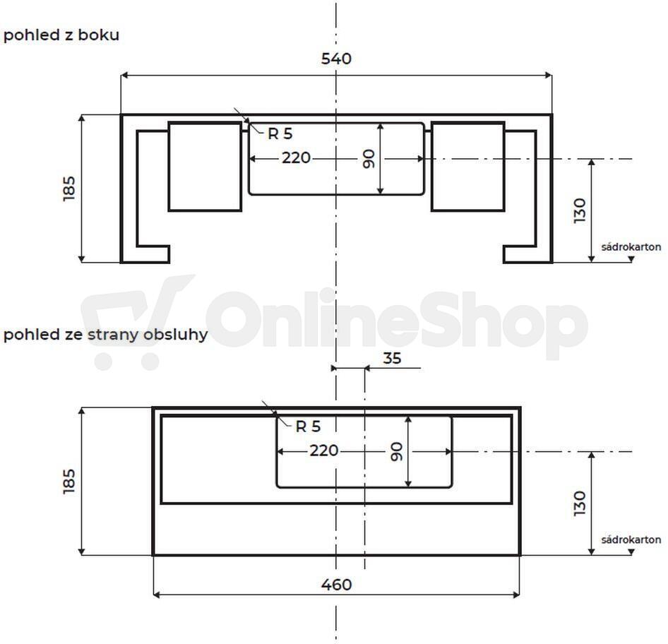 Odsavač par Faber HIGH-LIGHT WH MATT KL A91/2