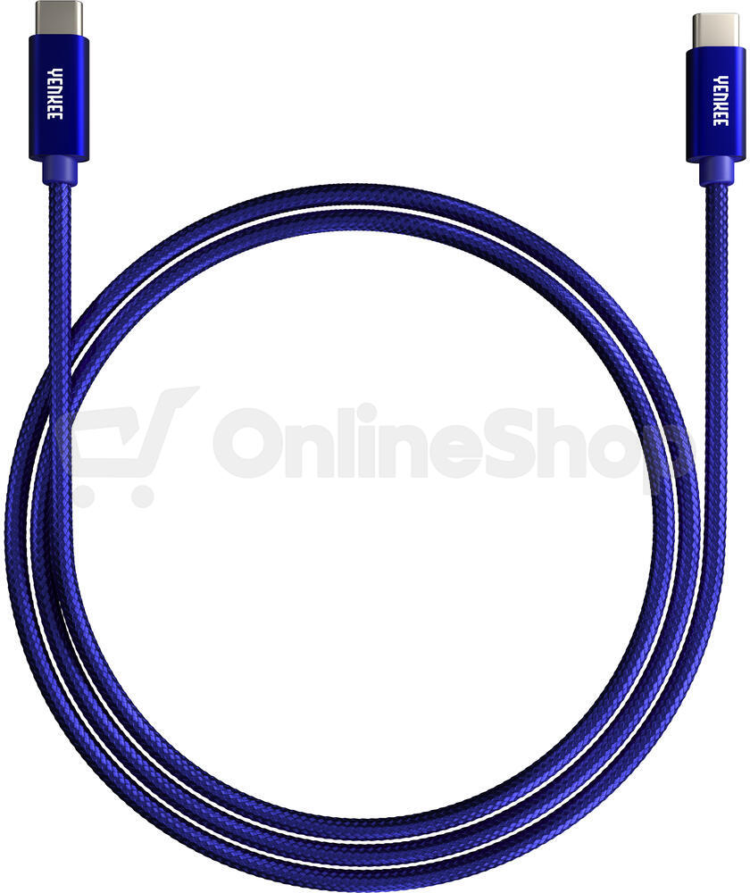 USB kabel Yenkee YCU C101 BE C-C 2.0/ 1m