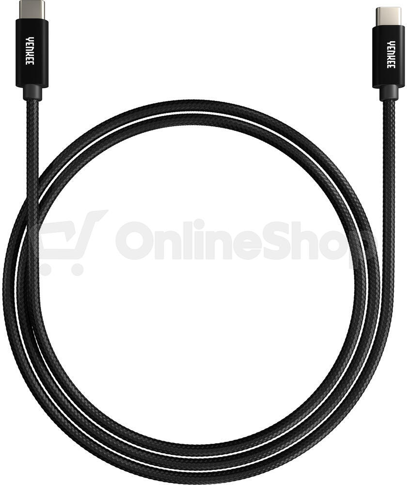USB-C kabel Yenkee YCU C103 BK