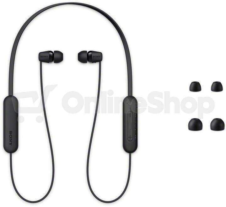 SONY WIC100B.CE7 bezdrátová sluchátka do uší - black