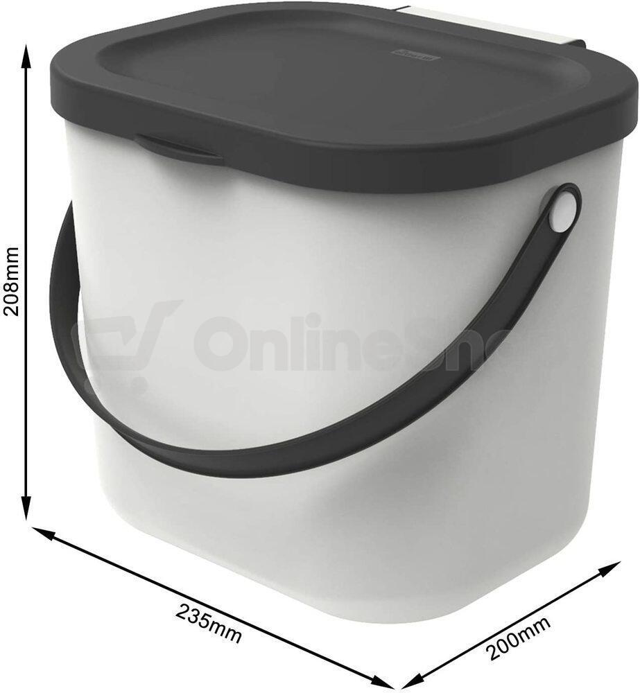 ROTHO Systém třídění odpadu ALBULA box 6L - bílý