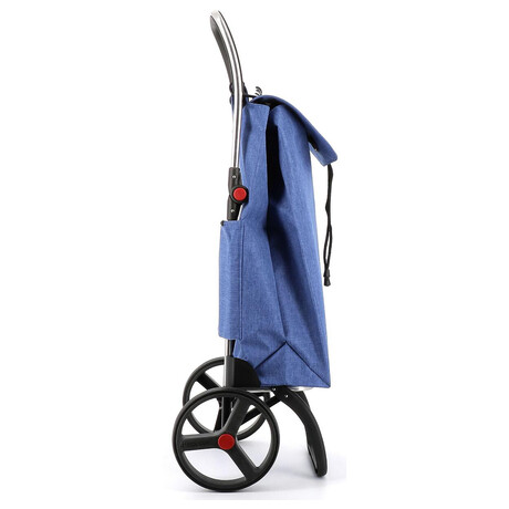 Rolser I-Max Tweed 2 Logic RSG nákupní taška na velkých kolečkách, modrá