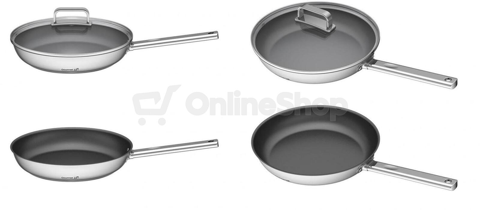 Sada nádobí G21 Gourmet Magic s cedníkem, 4 díly, nerez