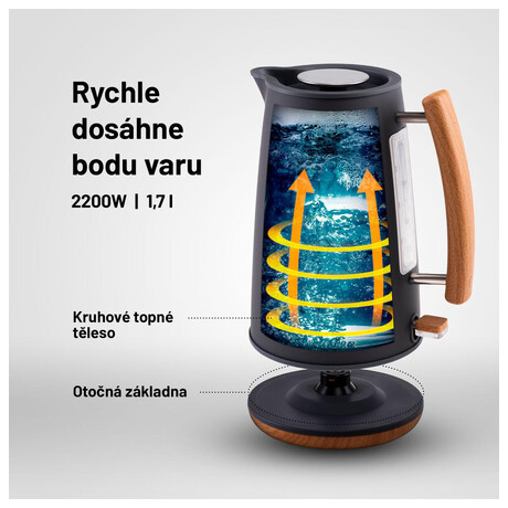 Rychlovarn konvice Lauben Electric Kettle 17GR