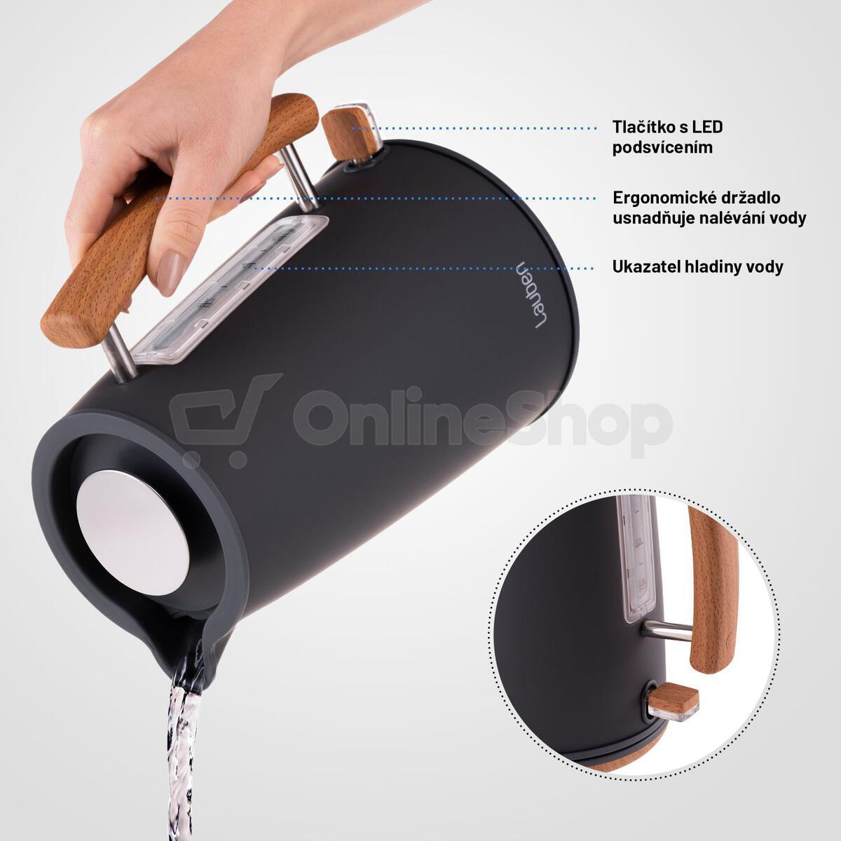 Rychlovarná konvice Lauben Electric Kettle 17GR