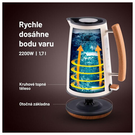 Rychlovarn konvice Lauben Electric Kettle 17CR