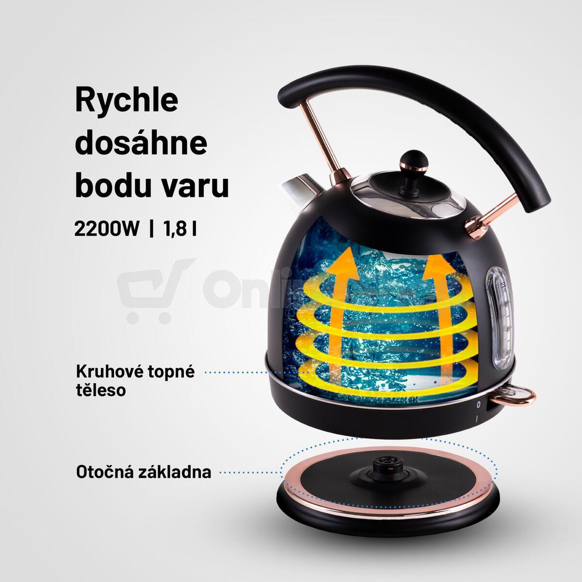 Rychlovarná konvice Lauben Electric Kettle 17BC