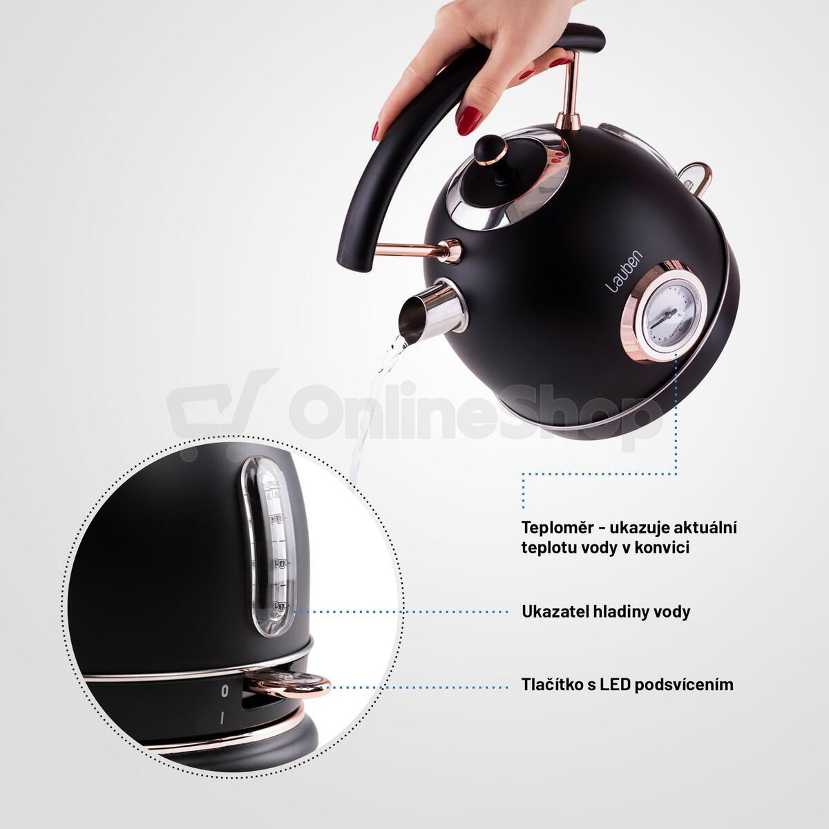 Rychlovarná konvice Lauben Electric Kettle 17BC