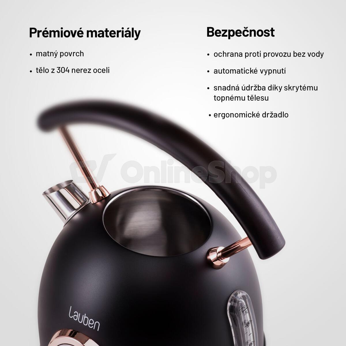 Rychlovarná konvice Lauben Electric Kettle 17BC