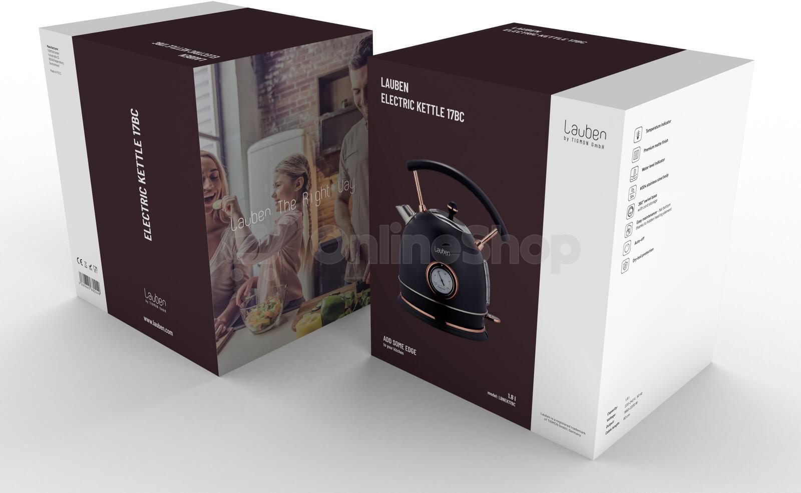 Rychlovarná konvice Lauben Electric Kettle 17BC