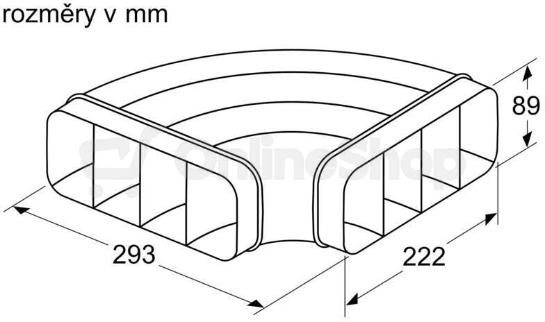 Příslušenství pro instalaci varné desky Bosch HEZ9VDSB1