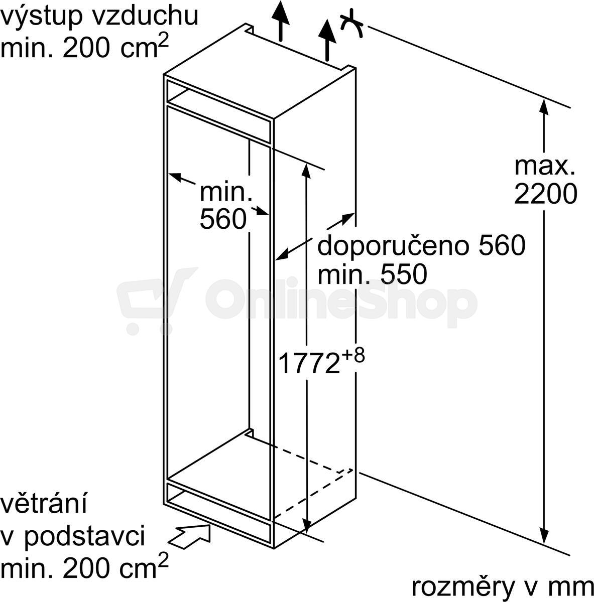Chladnička Bosch KIN86VSE0 Serie 4