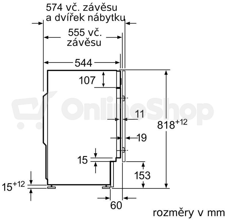 Pračka Bosch WIW24342EU, vestavná
