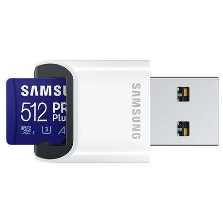 Samsung micro SDXC 512GB PRO Plus +&nbsp;USB adaptér (foto 1)