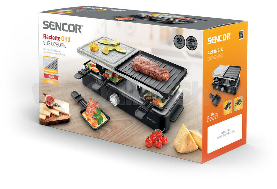 Gril Raclette Sencor SBG 0260BK