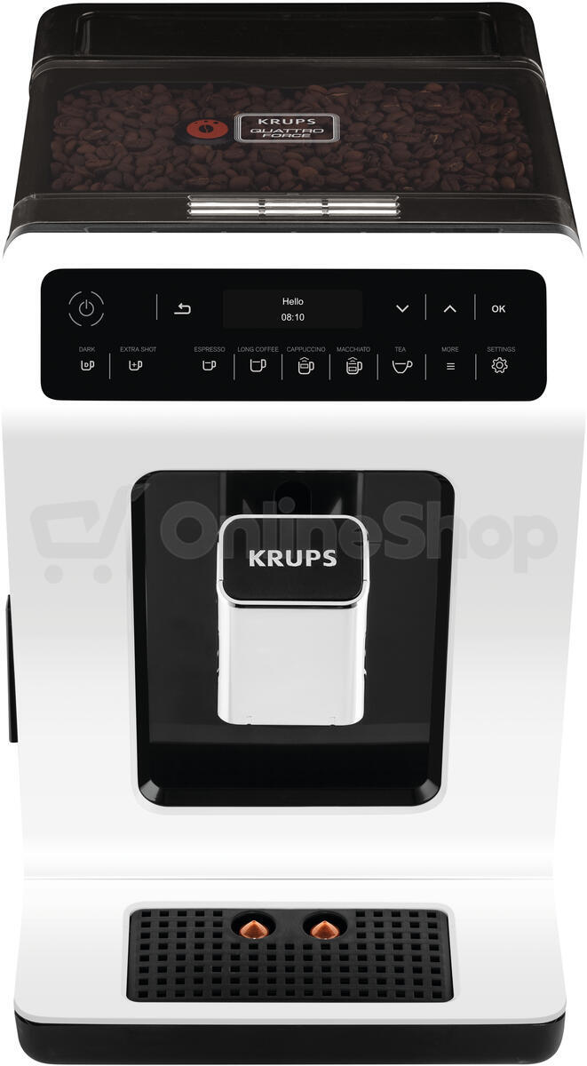 Kávovar Krups Evidence EA891110, bílý