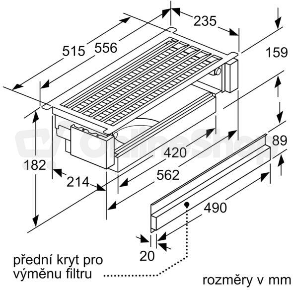 Regenerační sada pro cirkulaci Bosch DWZ1IT1D1 LongLife