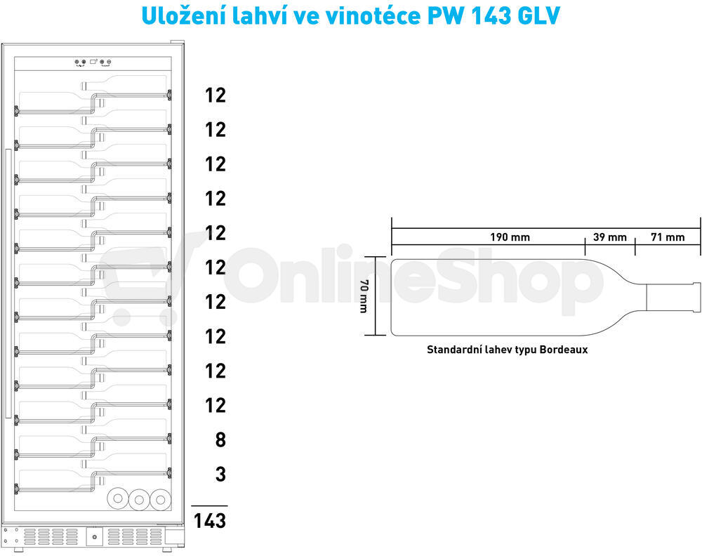 Vinotéka Philco PW 143 GLV