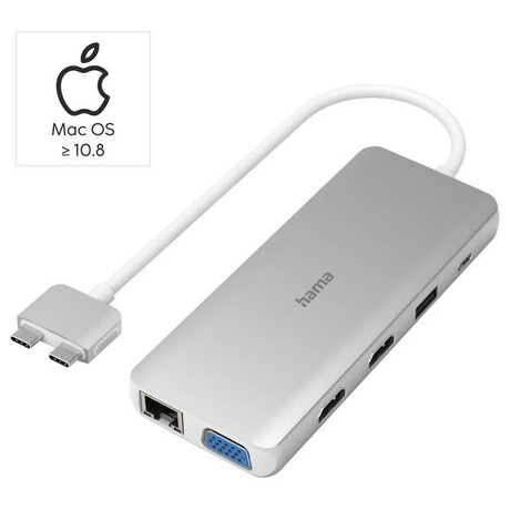 Hama USB-C hub Connect2Mac, multiport, pro Apple MacBook Air a Pro