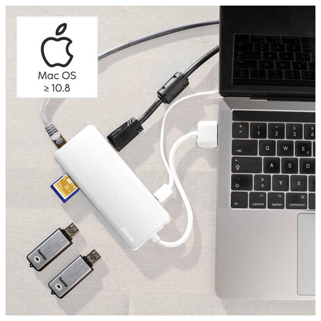 Hama USB-C hub Connect2Mac, multiport, pro Apple MacBook Air a Pro