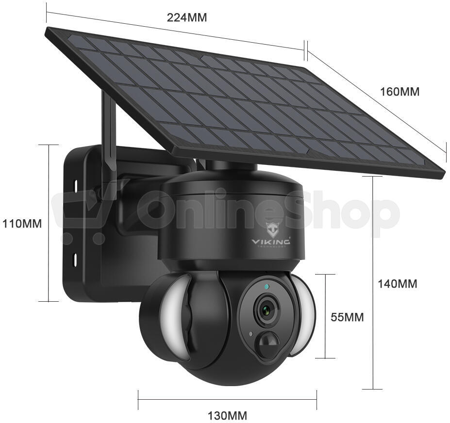 Viking solární HD kamera HDs01 4G (VHDS01)