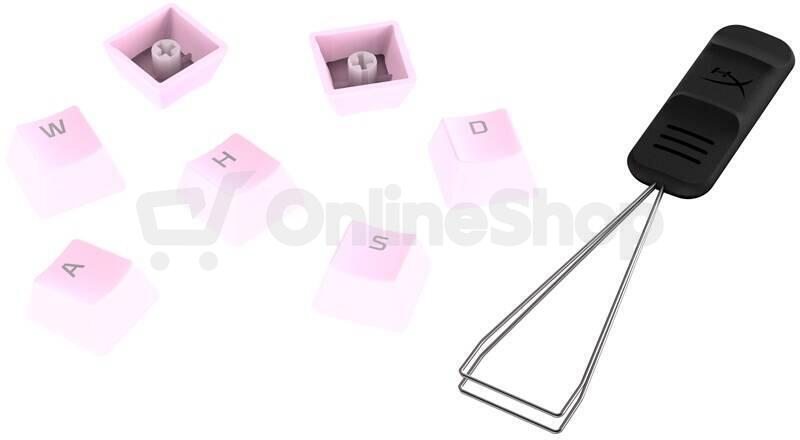 HP HyperX Full key Set Keycaps - PBT (Pink) (519T9AA#ABA)