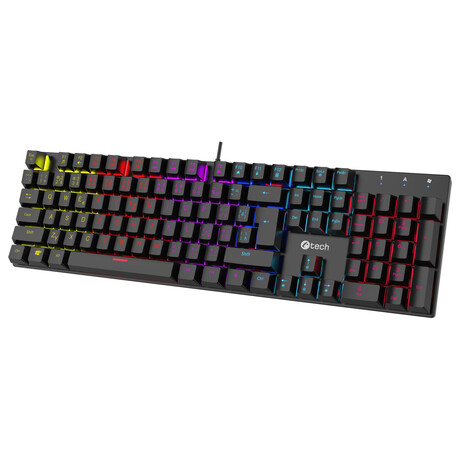 C-Tech Morpheus RGB/Drátová USB/CZ-SK layout/Černá (foto 2)