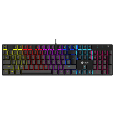C-Tech Morpheus RGB/Drátová USB/CZ-SK layout/Černá (foto 3)