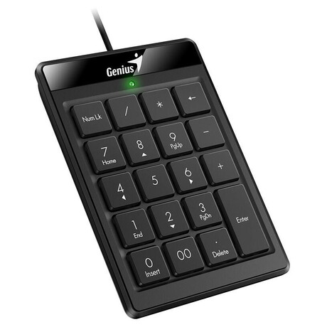 GENIUS NumPad 110/ Drtov/ USB/ slim design/ ern (31300016400)