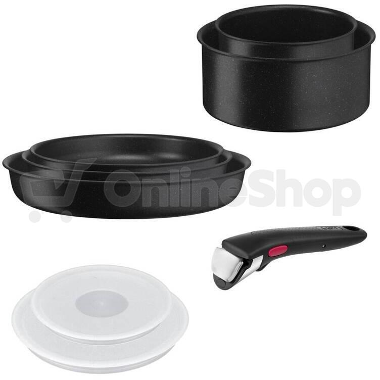Sada nádobí Tefal Ingenio Black Stone L3998802 8 ks